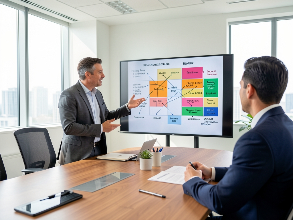 enterprise risk management consulting services illustration
